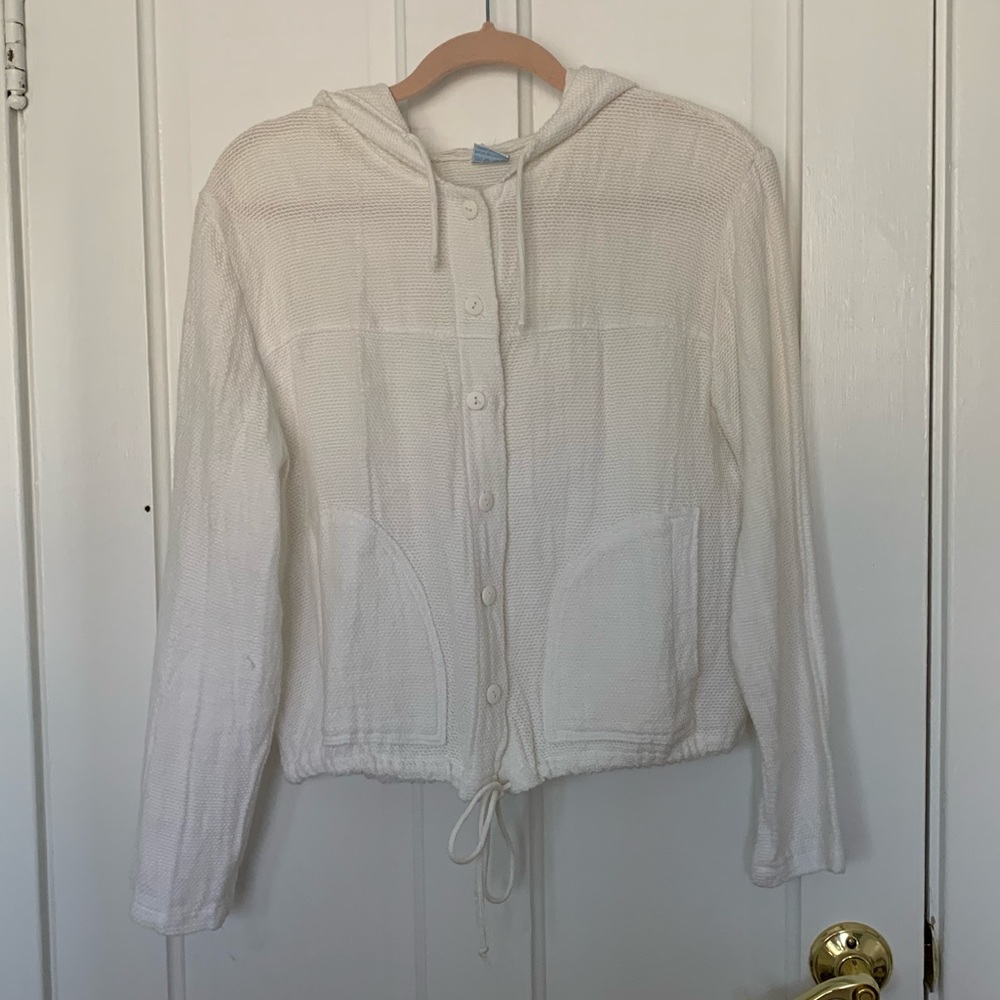 White Sweater Jacket